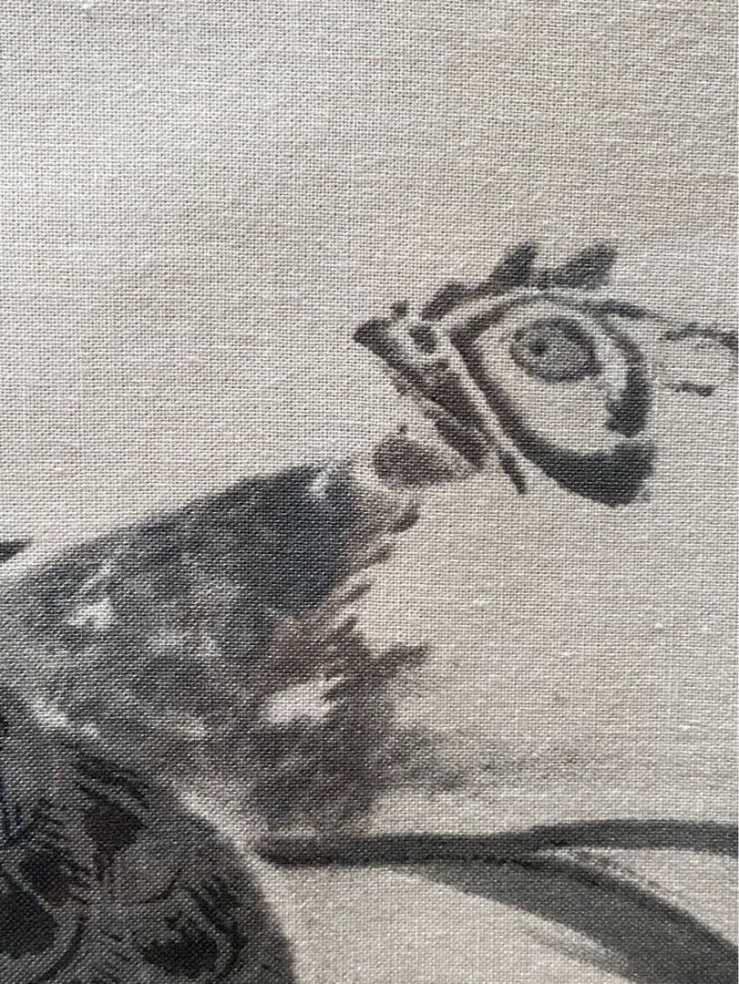 ペコワン＊伊藤若冲　群鶏図 額縁