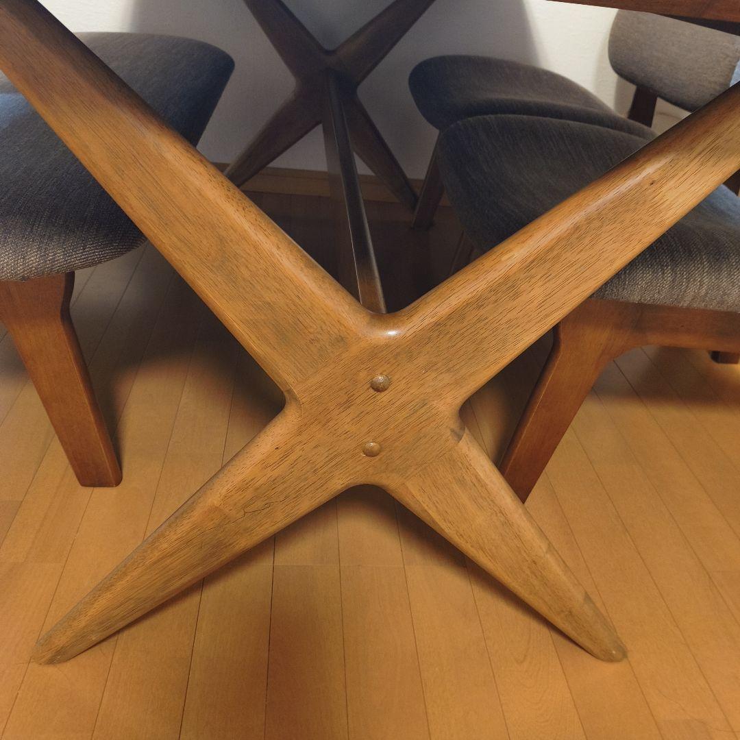 ニトリ　リビングダイニングテーブル4点セット