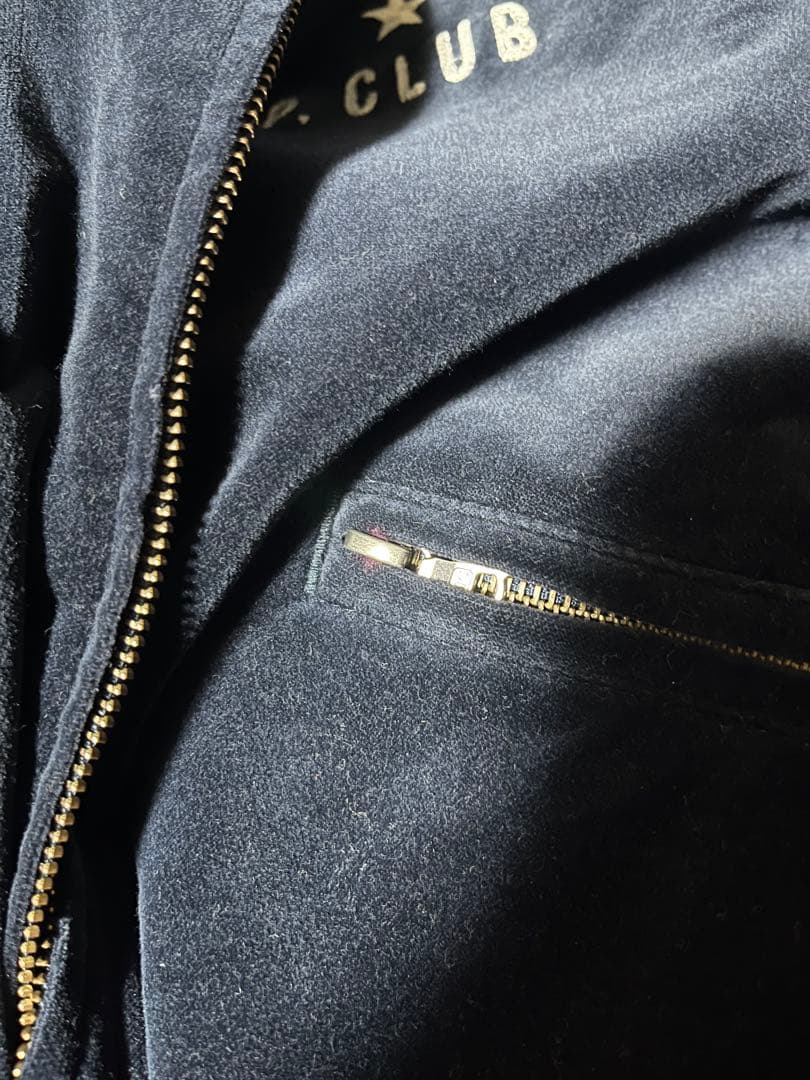 ヒステリックグラマー ベロア ジャケット　刺繍