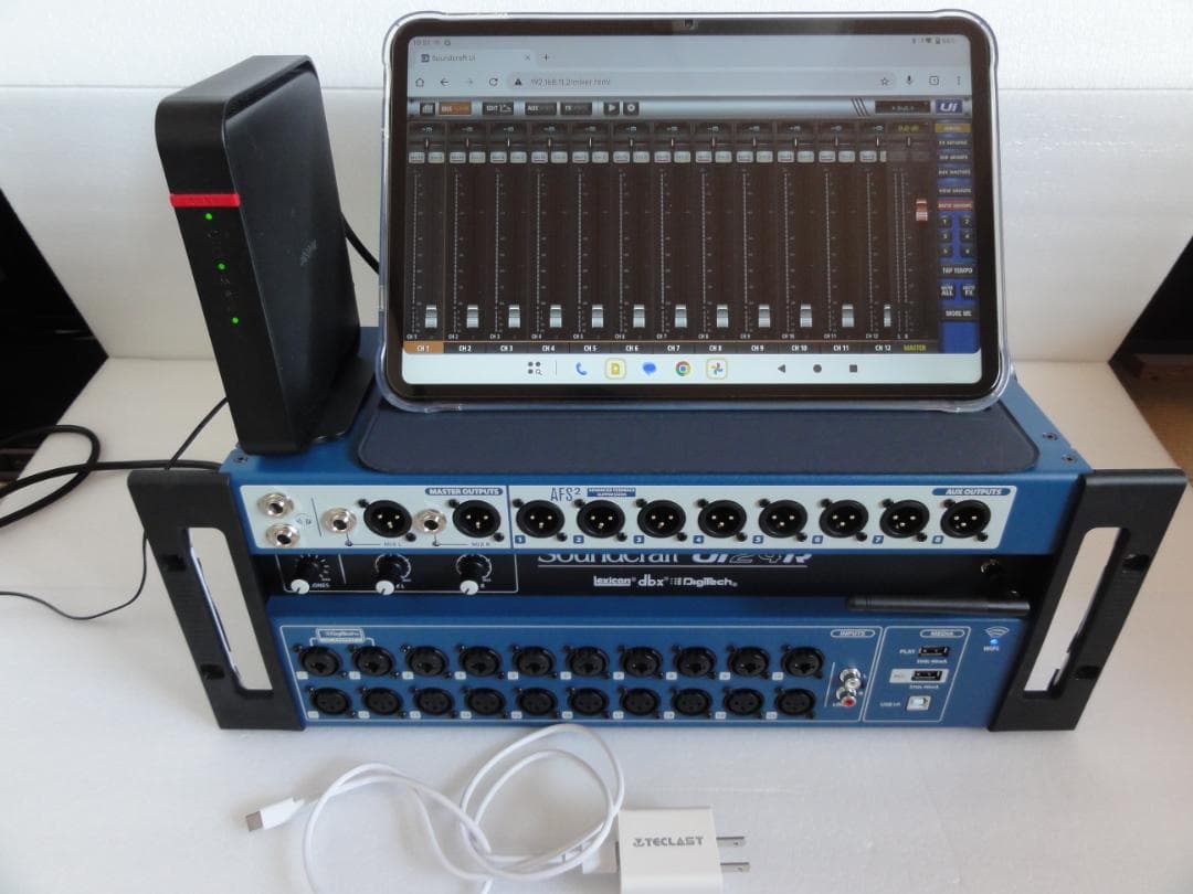 soundcraft ui24 　デジタルミキサーセット