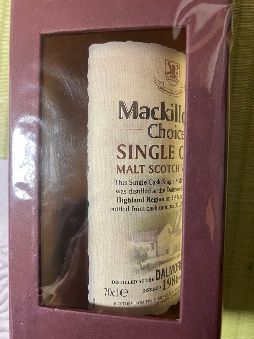 マキロップチョイス　ダルモア1986 43％ 700ml