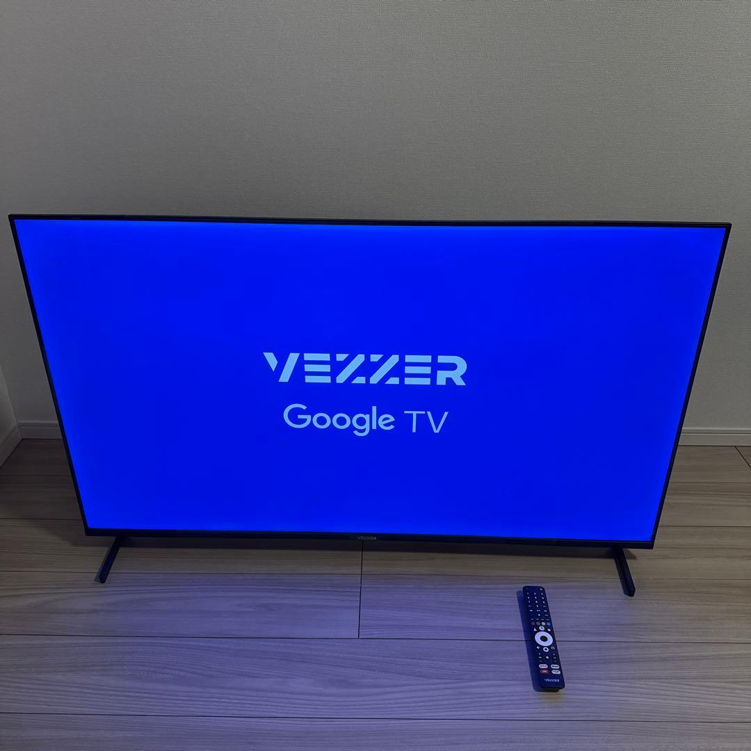 チューナーレステレビ　VEZZER U50LG-JP 2024年製