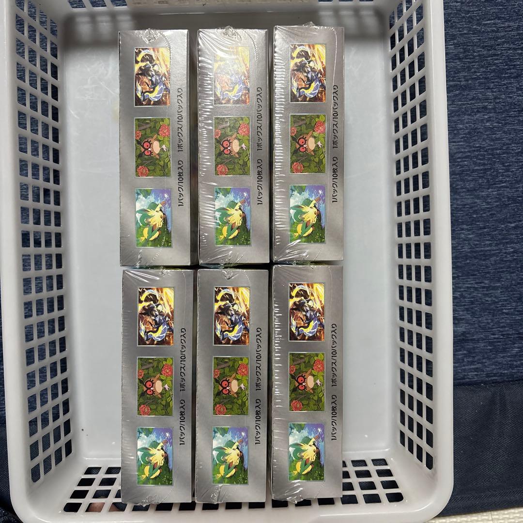 【新品未開封】シュリンク付き ポケモンカードゲー厶 テラスタルフェスex 6箱