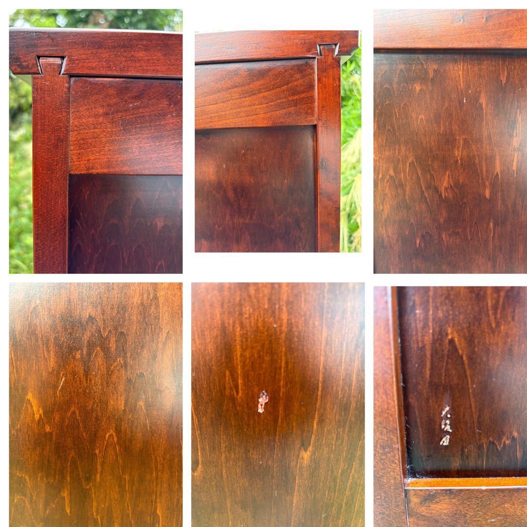 大坂屋家具店　軽井沢彫　4段チェスト　桜彫刻　伝統工芸　小箪笥