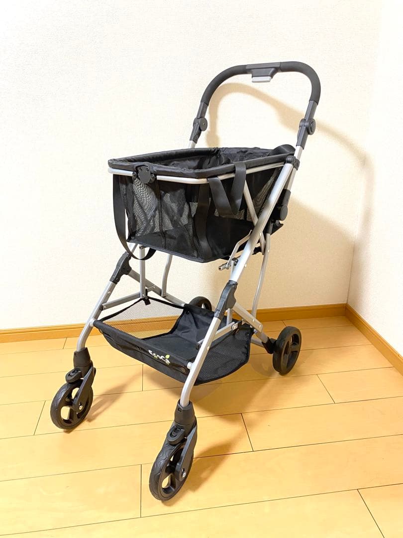 【美品】EcoCaエコカ マイカート　ショッピングカート シルバーカー