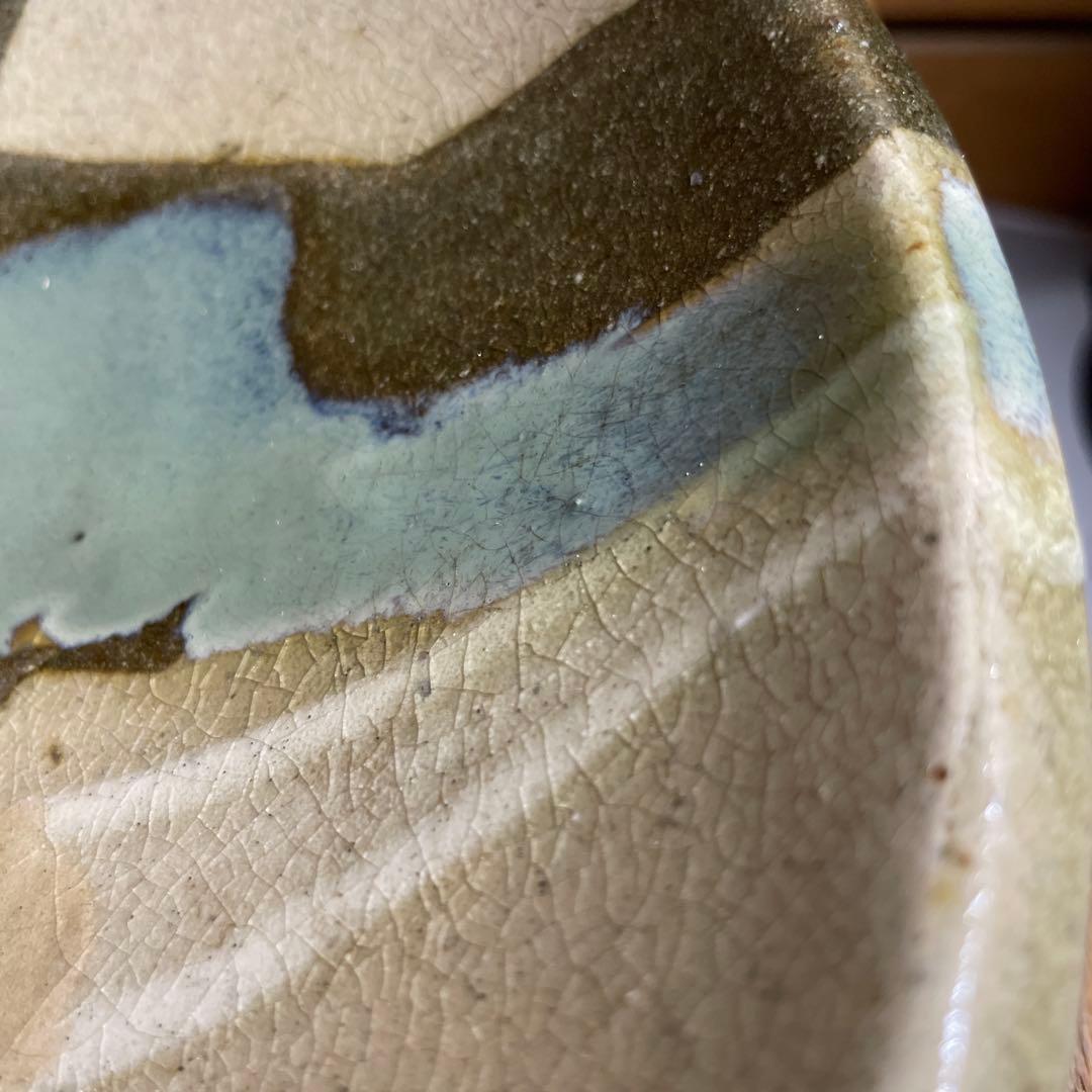 益子焼　楕円皿　箱なし