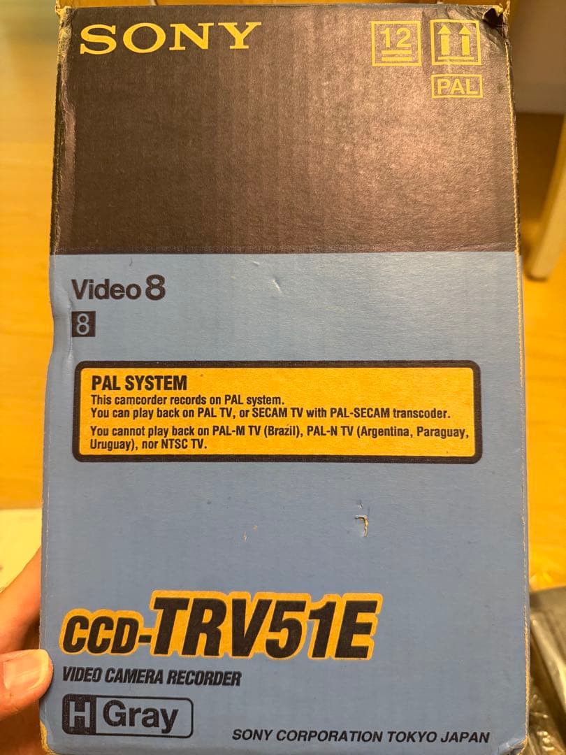 未使用SONY Handycam Vision CCD-TRV51E PAL式