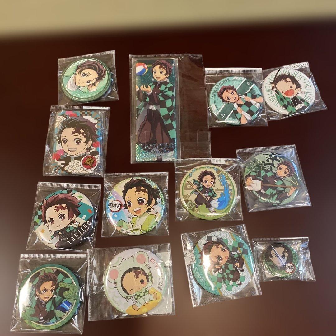 鬼滅の刃 竈門炭治郎 缶バッジ まるかくカンバッジ