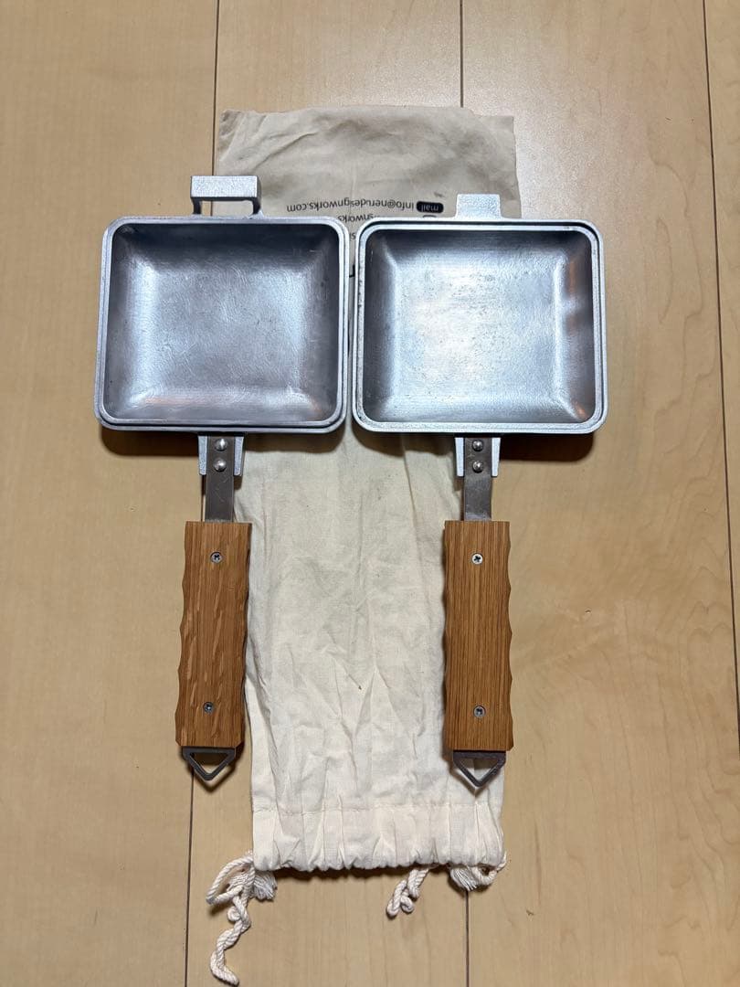 新品 neru design works AL Cooker 木製グリップ ネル