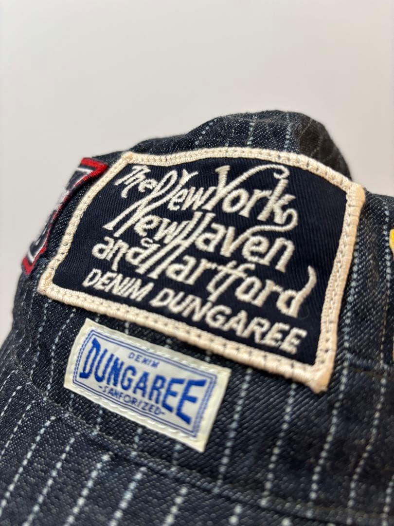 DENIM DUNGAREE ワッペン　パッチ　デニム キャップ　サイズ52