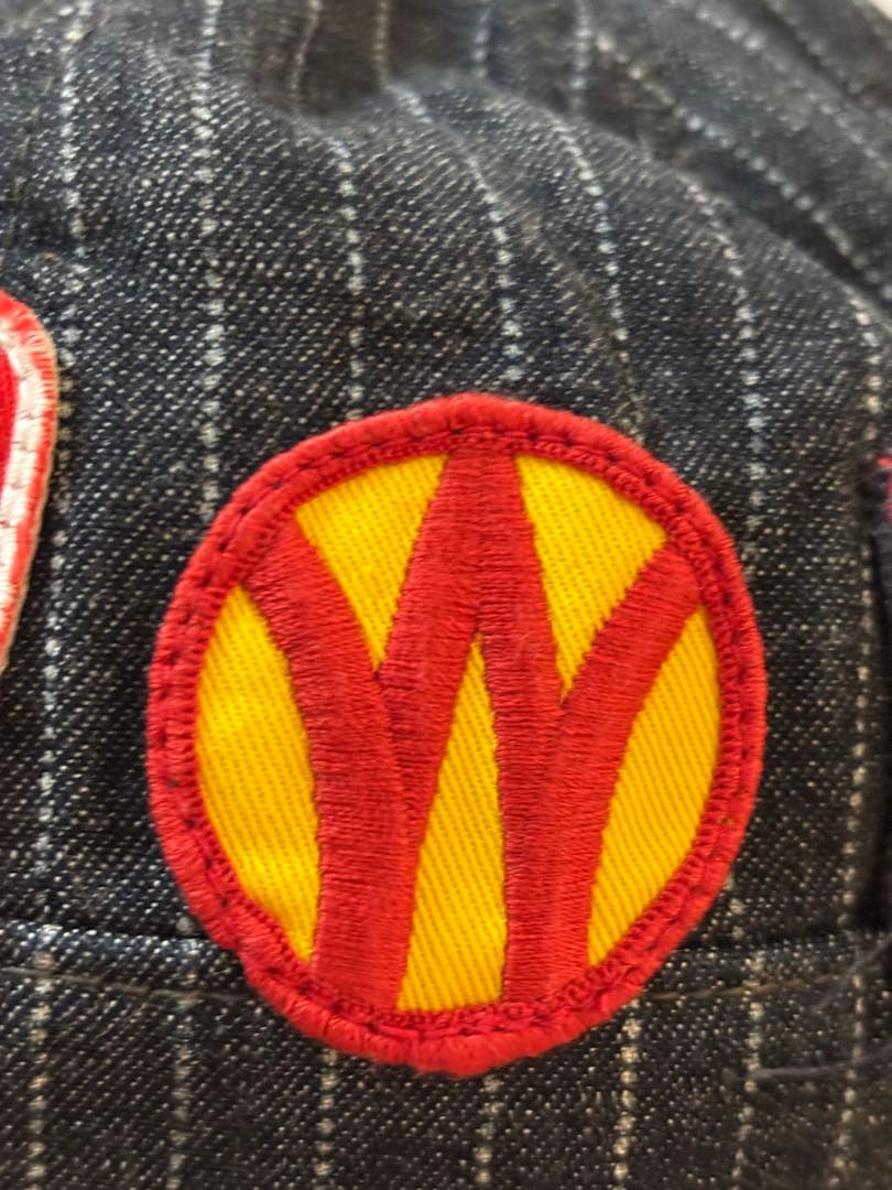 DENIM DUNGAREE ワッペン　パッチ　デニム キャップ　サイズ52