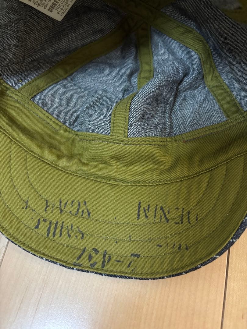 DENIM DUNGAREE ワッペン　パッチ　デニム キャップ　サイズ52