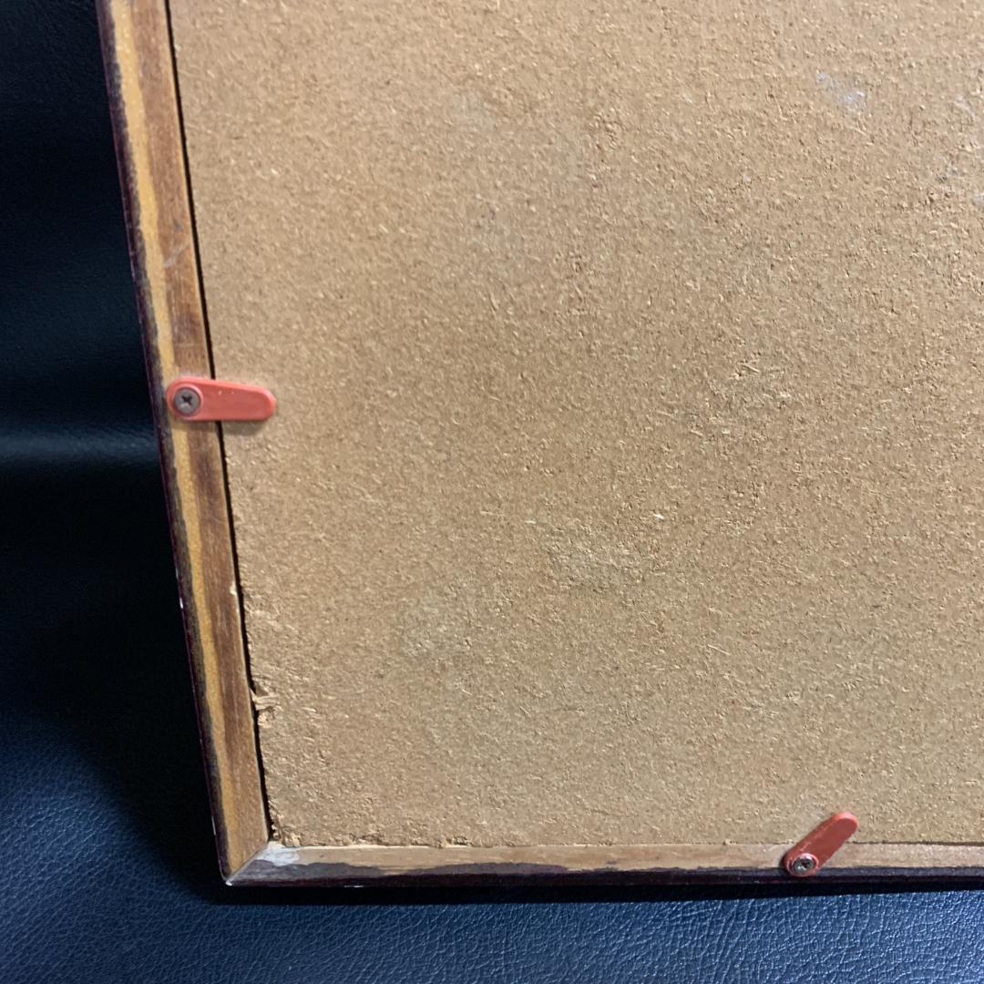 日垣明貫作　赤富士　絵画　肉筆