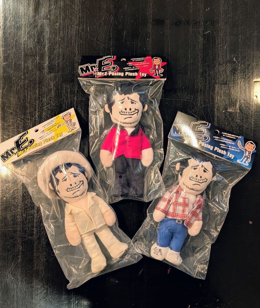 ★矢沢永吉Mr.E ポージングぬいぐるみ 3体セット★未使用(未開封品)