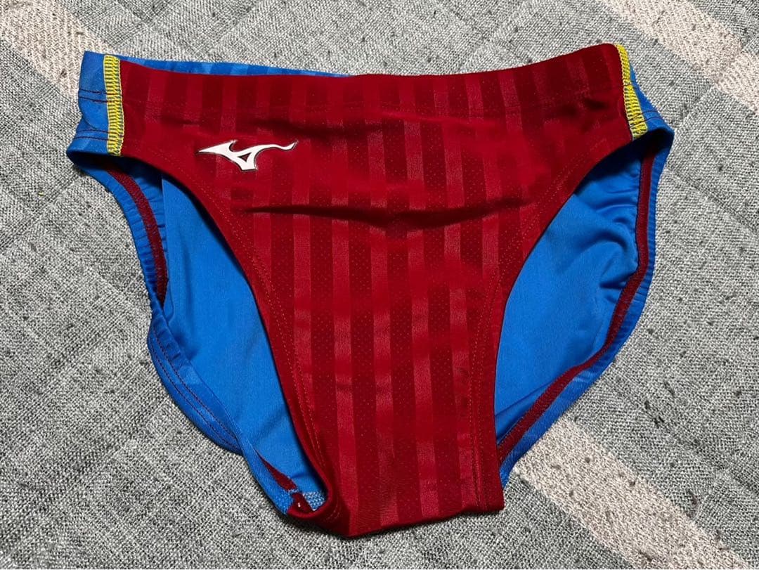 【Lサイズ】ミズノ 競パン・競泳水着 ストリームアクセラ 赤青 箱タグあり