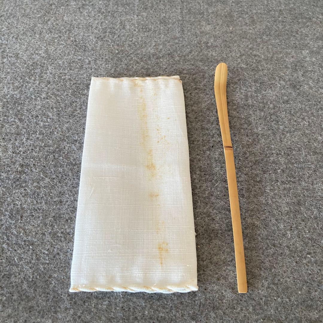 野点一式　茶道　箱手前　専用箱付　茶盌　茶筅　茶杓　道具