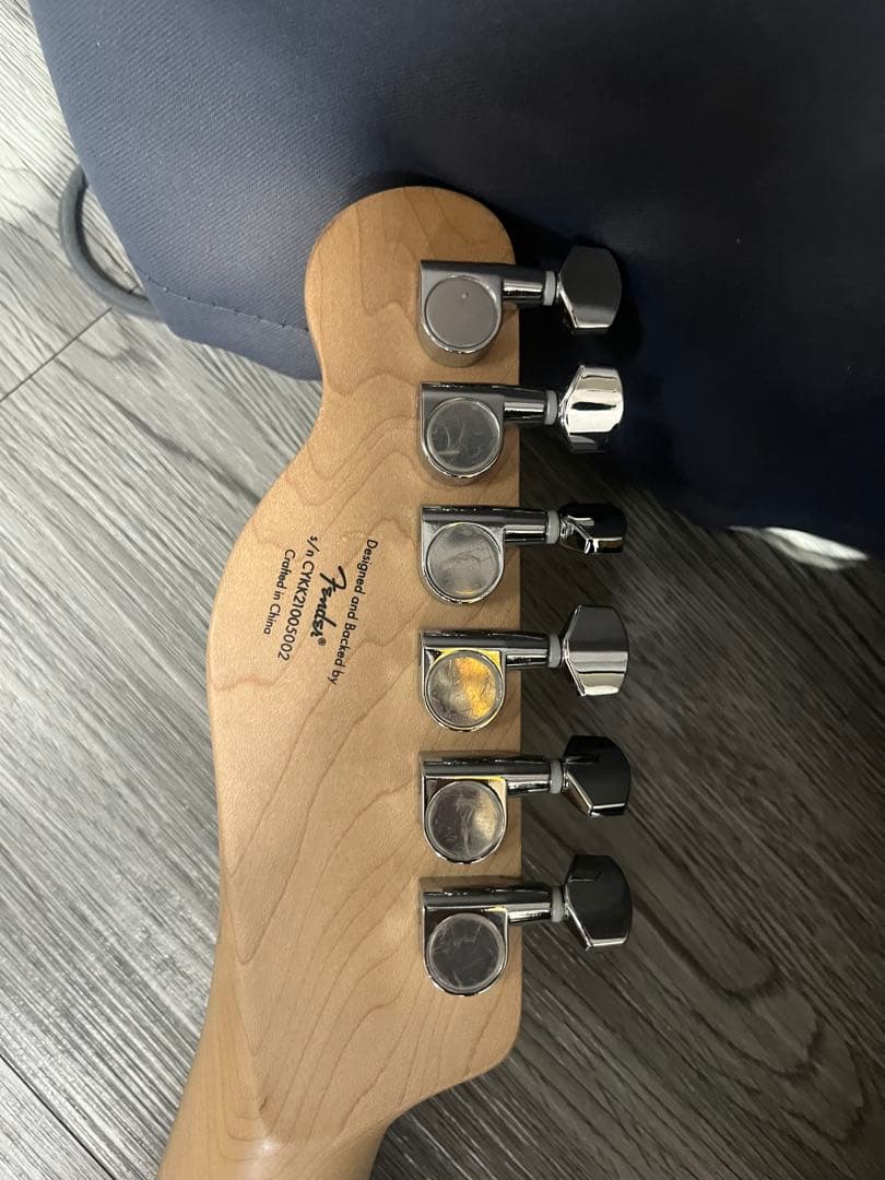 スクワイヤー テレキャスターデラックス バーガンディー