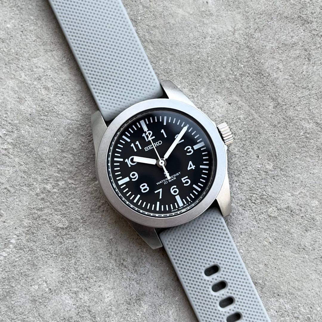 SEIKO SUS 7N21-0010 ミリタリーウォッチ パイロットウォッチ