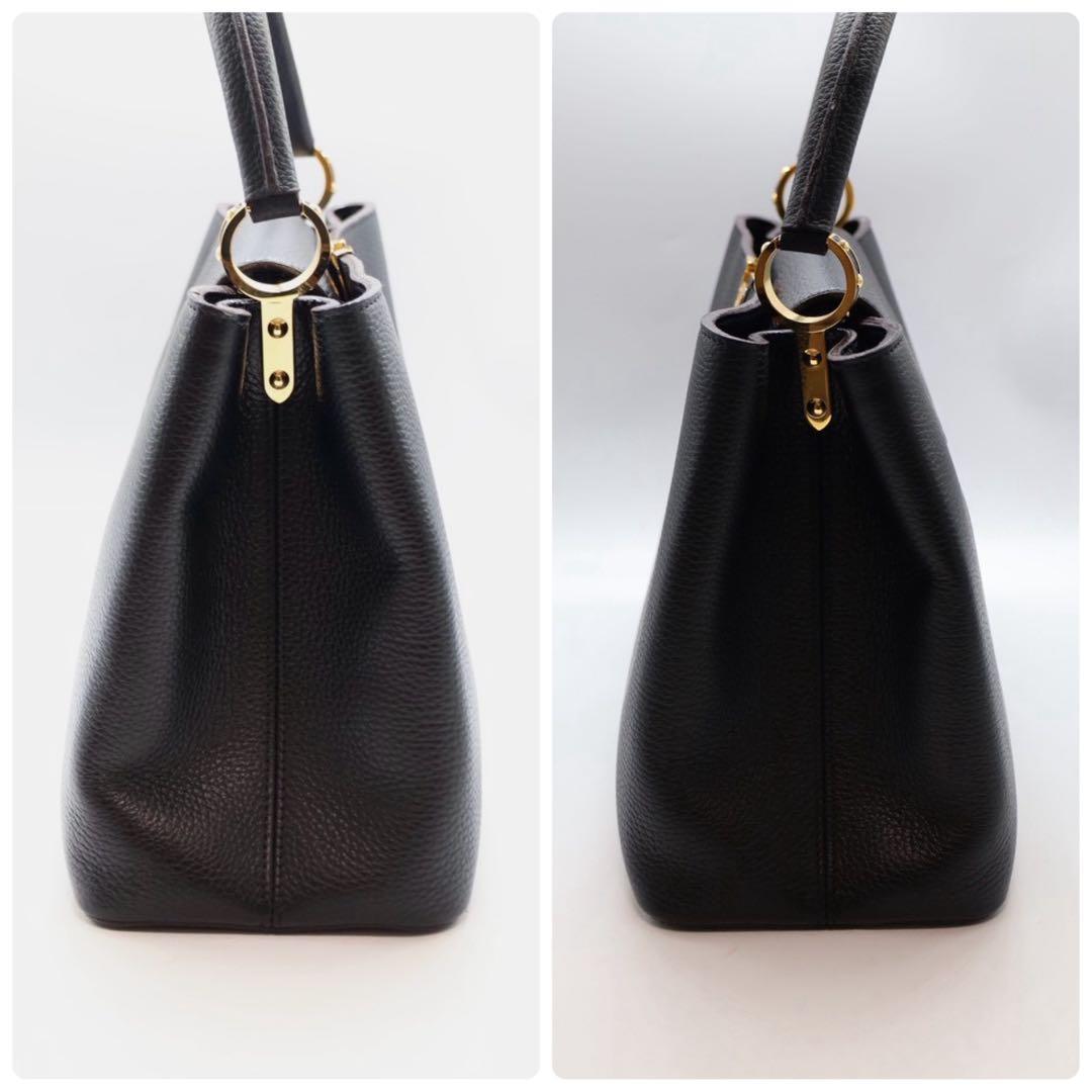 専用　ルイヴィトン カプシーヌMM トリヨンレザー ブラック ハンド 黒