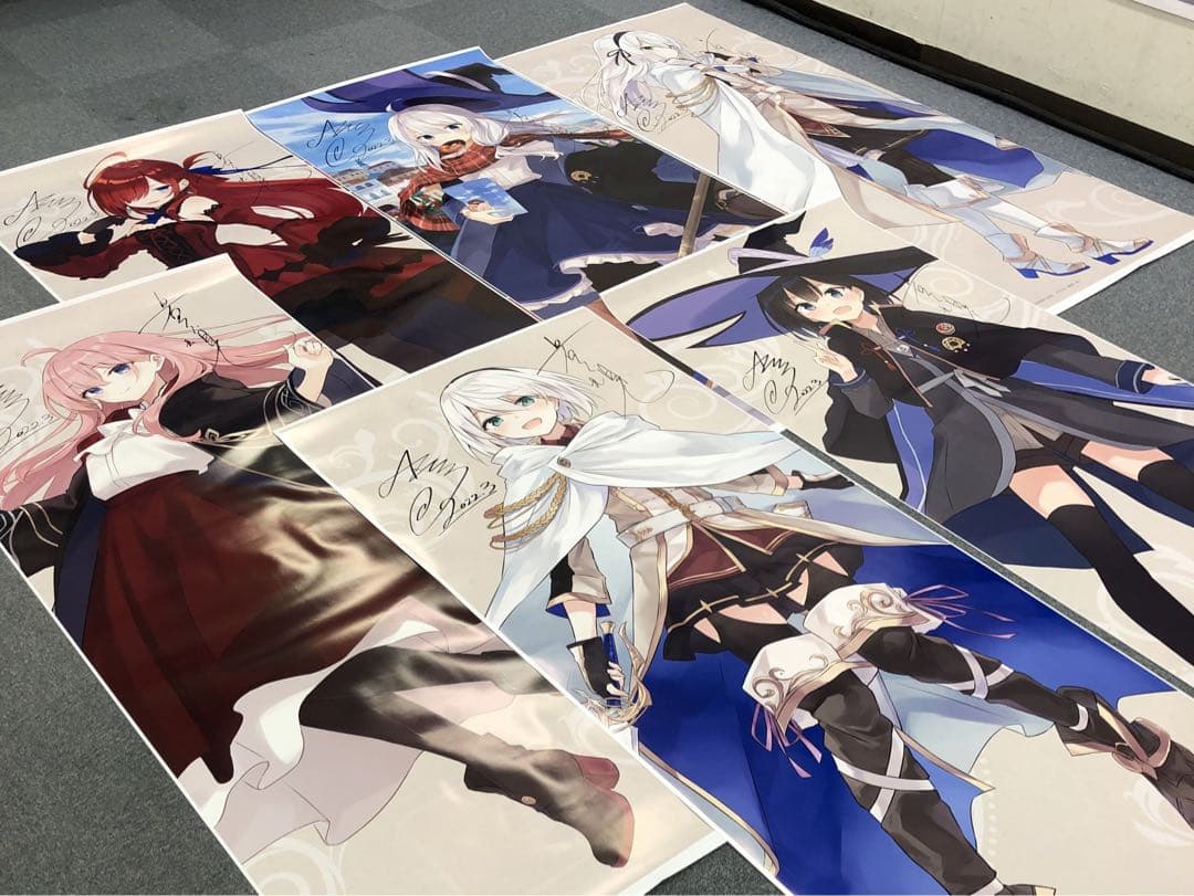 魔女の旅々 イレイナ 白石定規・あずーる先生W直筆サイン入り大型ポスター