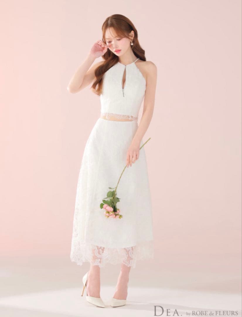 DeA ROBE de FLEURS ロングドレス　キャバドレス