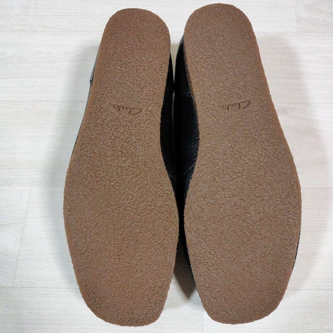 極美品【Clarks】クラークス Shacre Ⅱ Run シボ革 28.5 黒