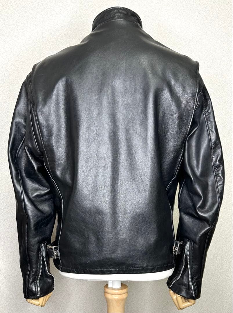 ⑦schott【38】141米国製◇革ジャンninjaハーレーgpzショベル