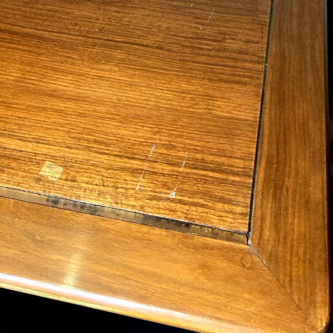 【栄華紅木】 中国家具　 チャイナアンティーク ダイニングテーブル 机　テーブル