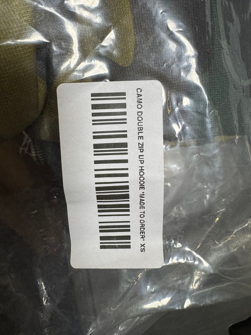 IDA sply ダブルジップ パーカー 迷彩 xs