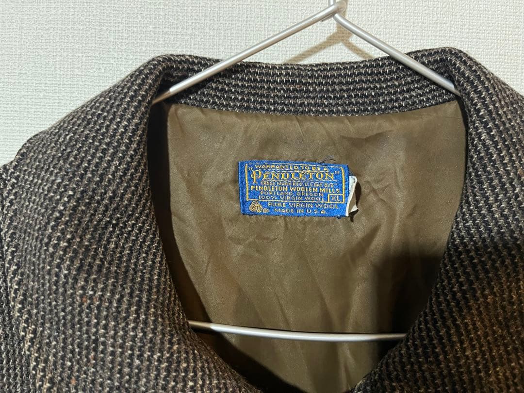 70s USA製 Pendleton ペンドルトン ヘリンボーン XLサイズ
