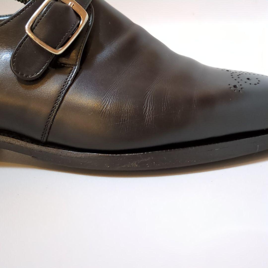 EDWARD GREEN エドワード グリーン◆シングルモンク　メダリオン革靴