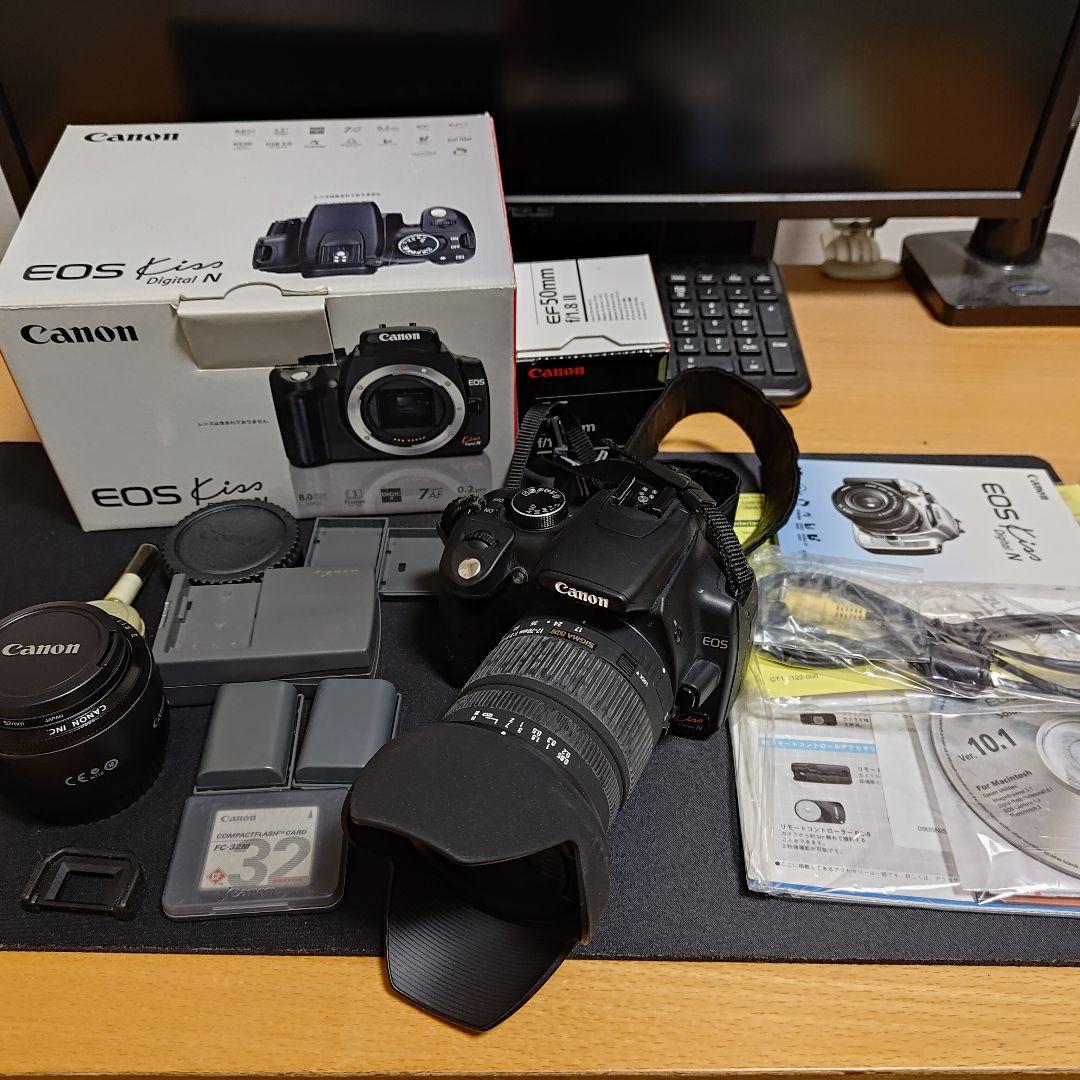 デジタルカメラ Canon EOS Kiss Digital N + SIGMA 17-70mm