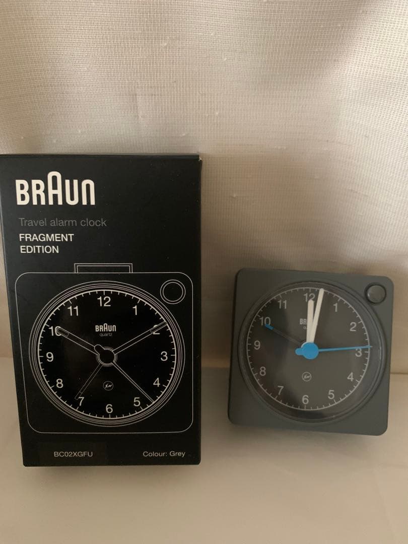 藤原ヒロシFRAGMENT × BRAUN Travel alarm 時計