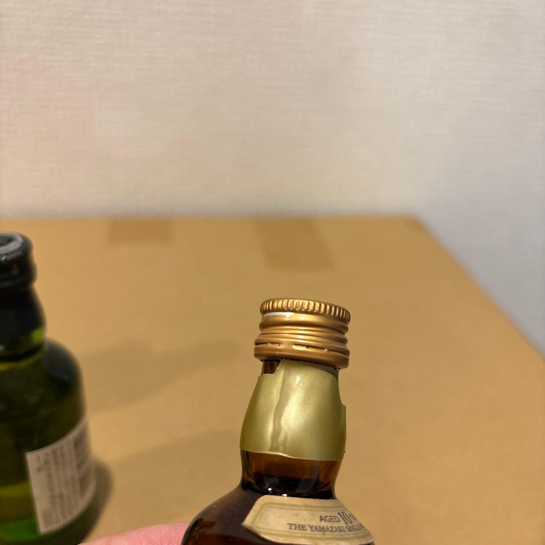 サントリーウイスキー　ミニボトル　山崎10年、白州12年　5点セット　未開封