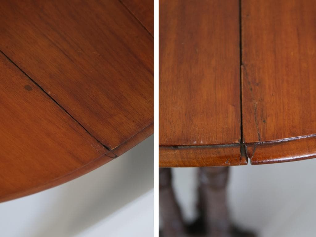 英国アンティーク木製ゲートレッグテーブル/ダイニング机/バタフライ(89-218