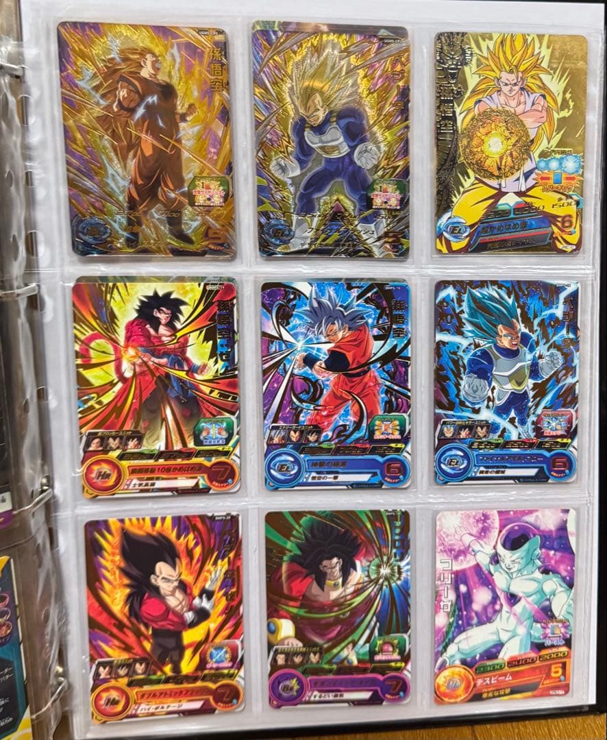 ドラゴンボールヒーローズ 引退品カードセット ファイル付き