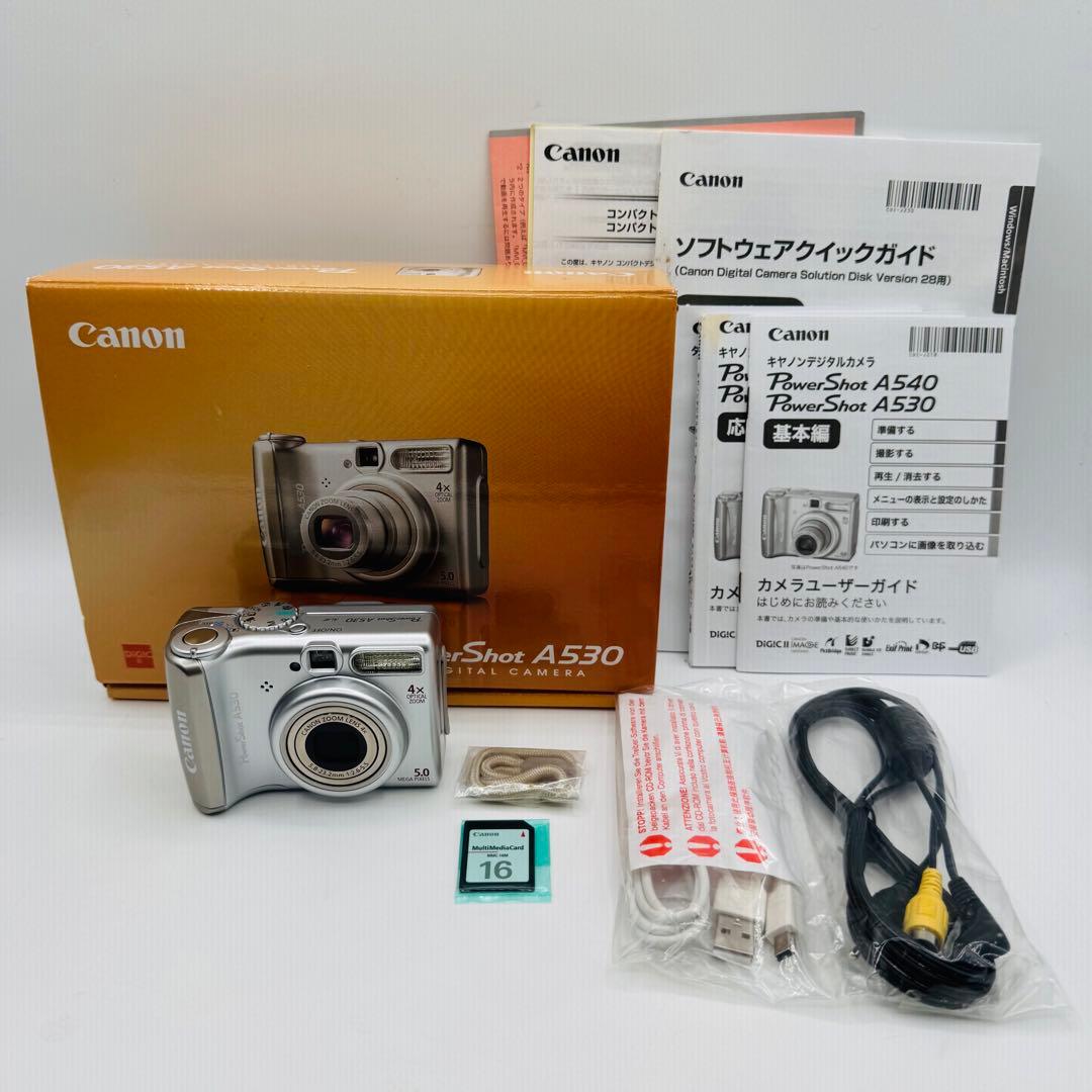 極美品★Canon PowerShot A530 デジタルカメラ パワーショット