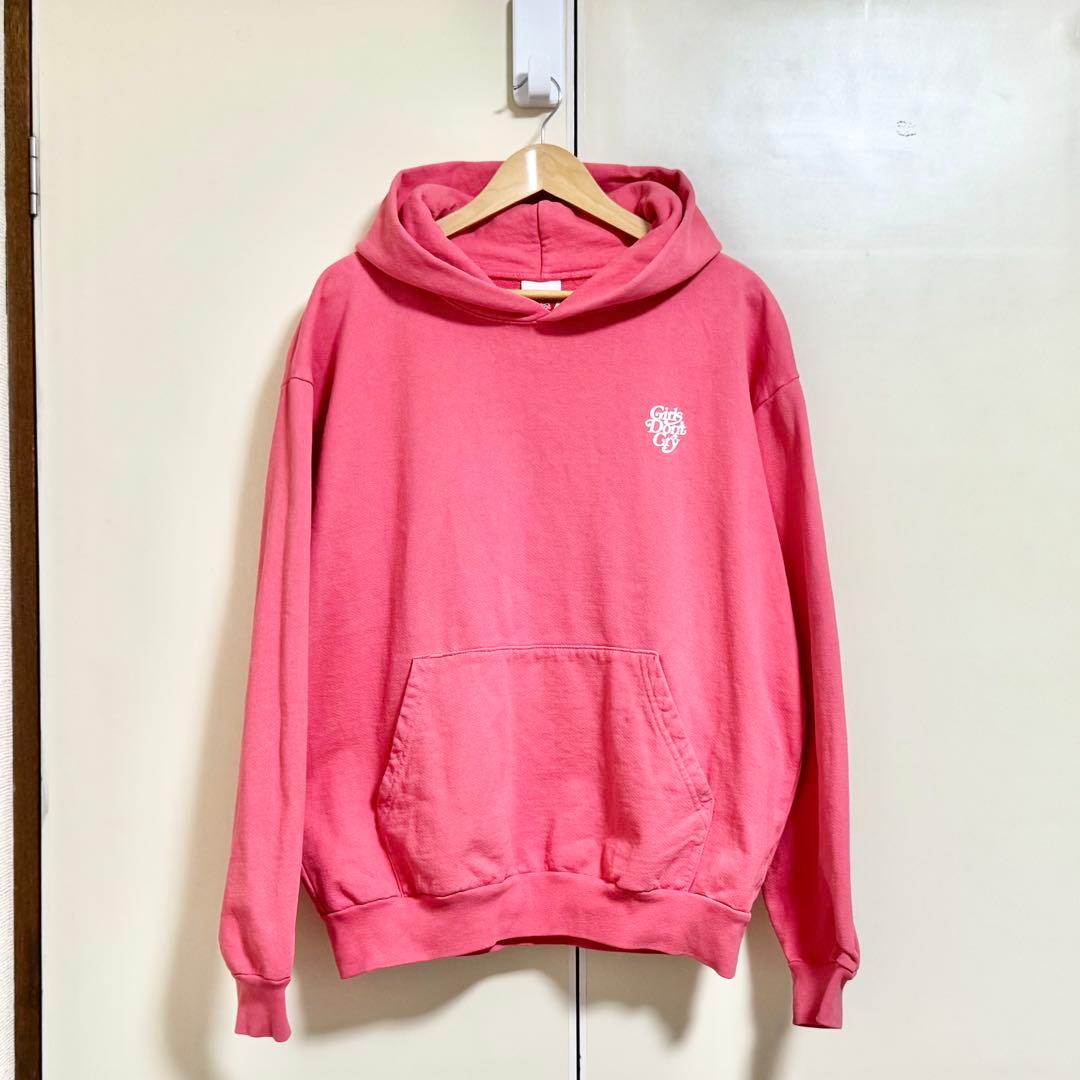 トップス Girls Don't Cry LOGO HOODY / L