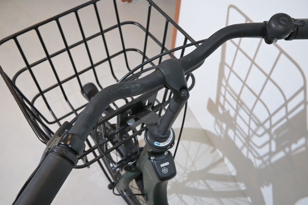 Panasonic BE-1ELSW013 電動アシスト自転車 マットグリーン