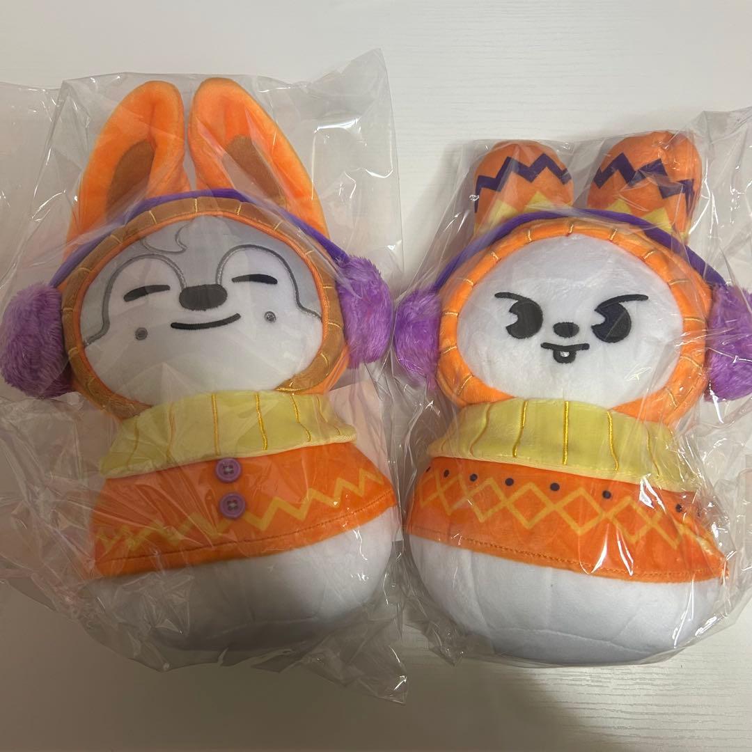 新品未開封 StrayKids SKZOO ウルフチャン リービット 雪だるま