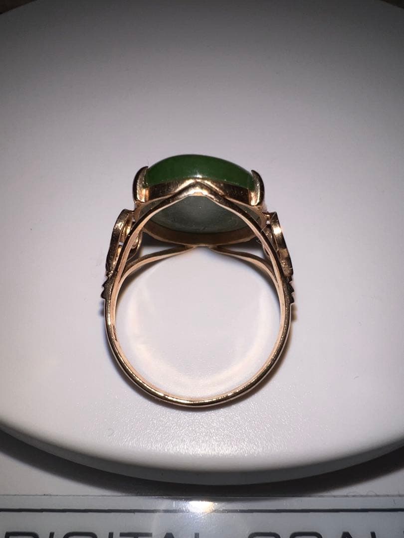 指輪 リング 遺品整理 18K 刻印あり　約3.4グラム　約10号 ゴールド