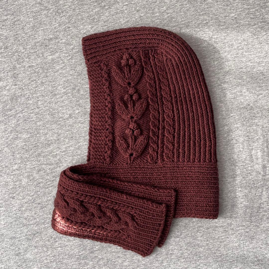 YUKI FUJISAWA ニットキャップ バラクラバ