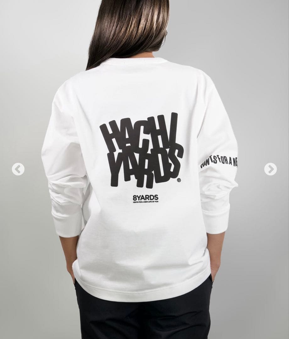 HACHIYARDS ハチヤーズ　完売品　長袖ロングTシャツ　M 使用回数1回