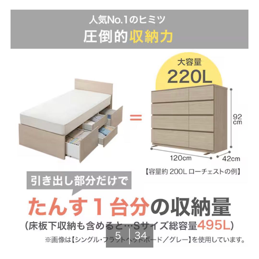 ニトリ シングルベッドフレーム