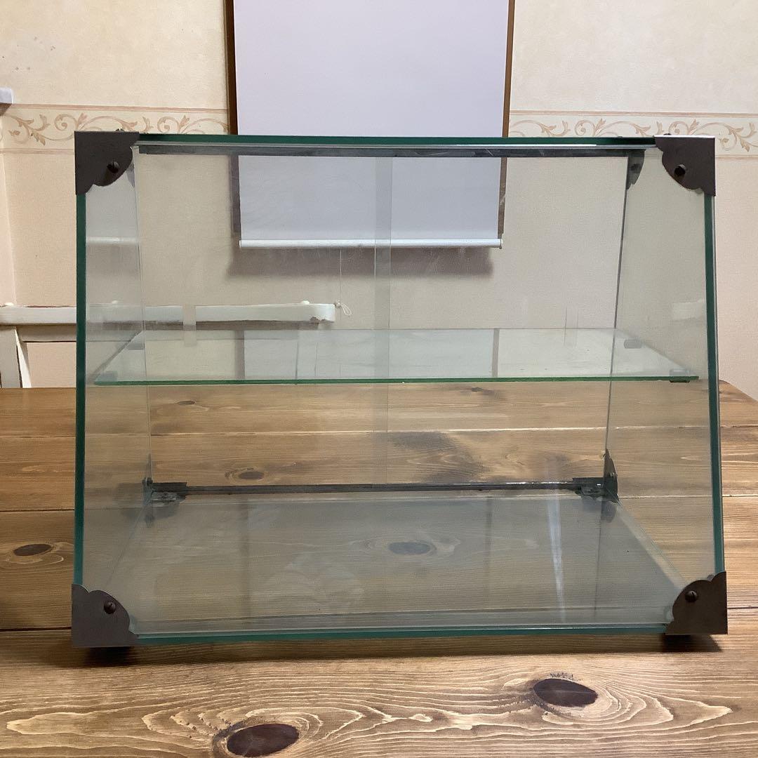 昭和レトロ　アンティーク　ガラスケース　ショーケース　飾り棚　ディスプレイ