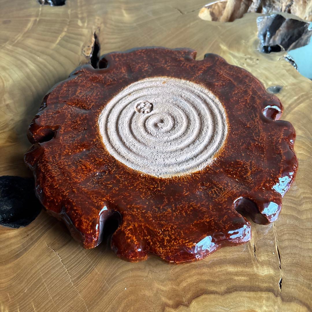 茶道具 飴釉薬 楽焼 雪輪瓦 大炉用品 松楽造