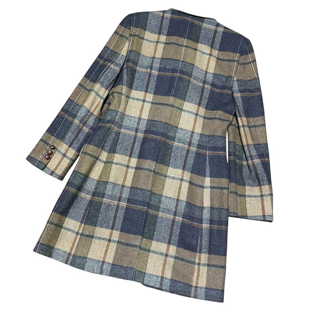 ほぼ未使用 DAKS Signature ウールカシミヤコート GB10