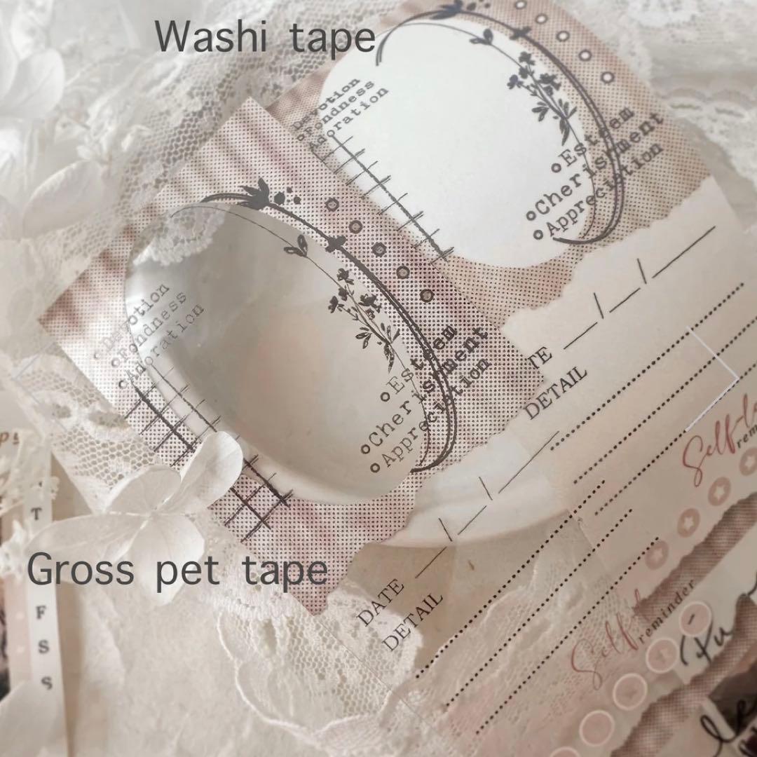 Journal pages 海外マスキングテープ　マステ 【1869】