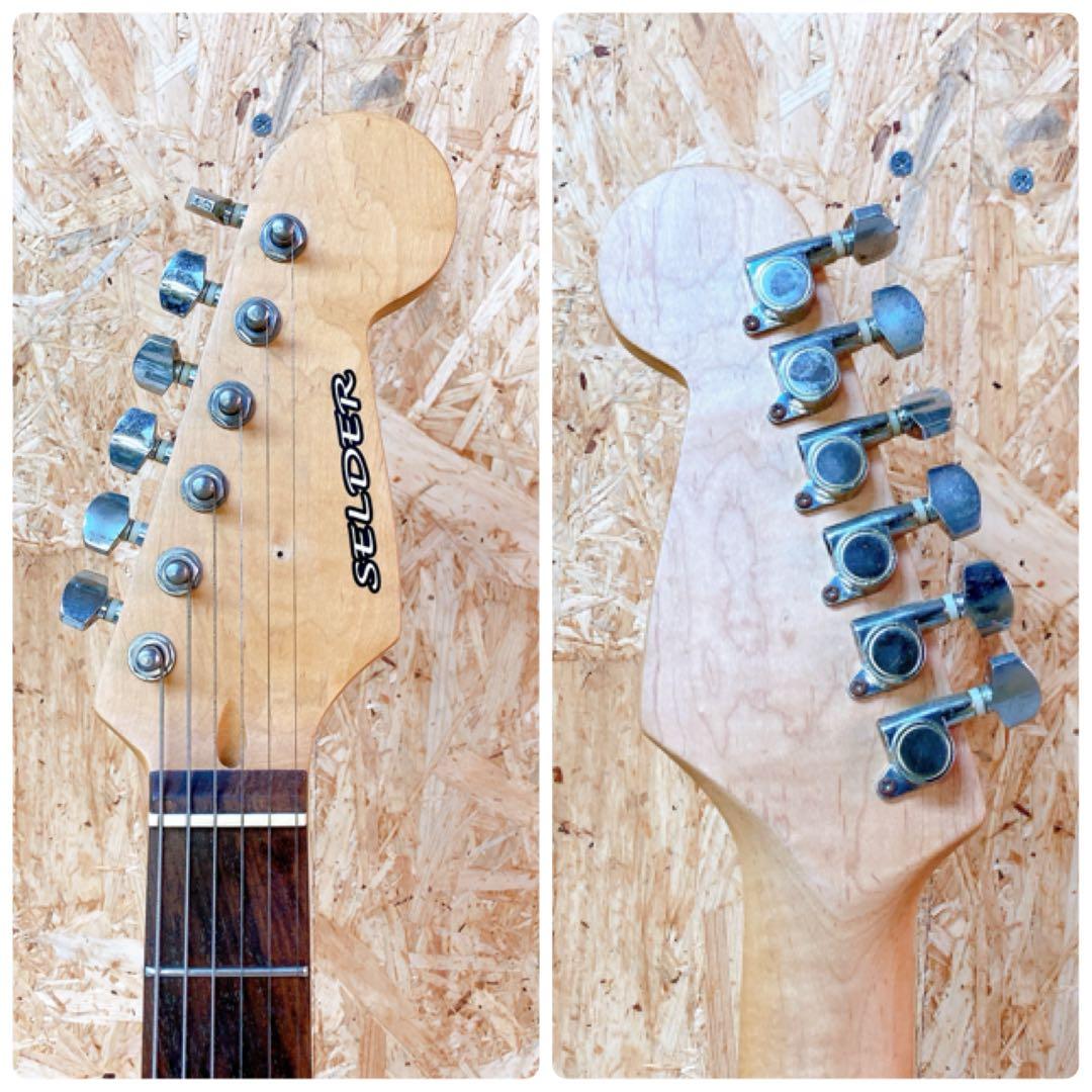 SELDER セルダー　ストラトキャスター　オレンジ　エレキギター