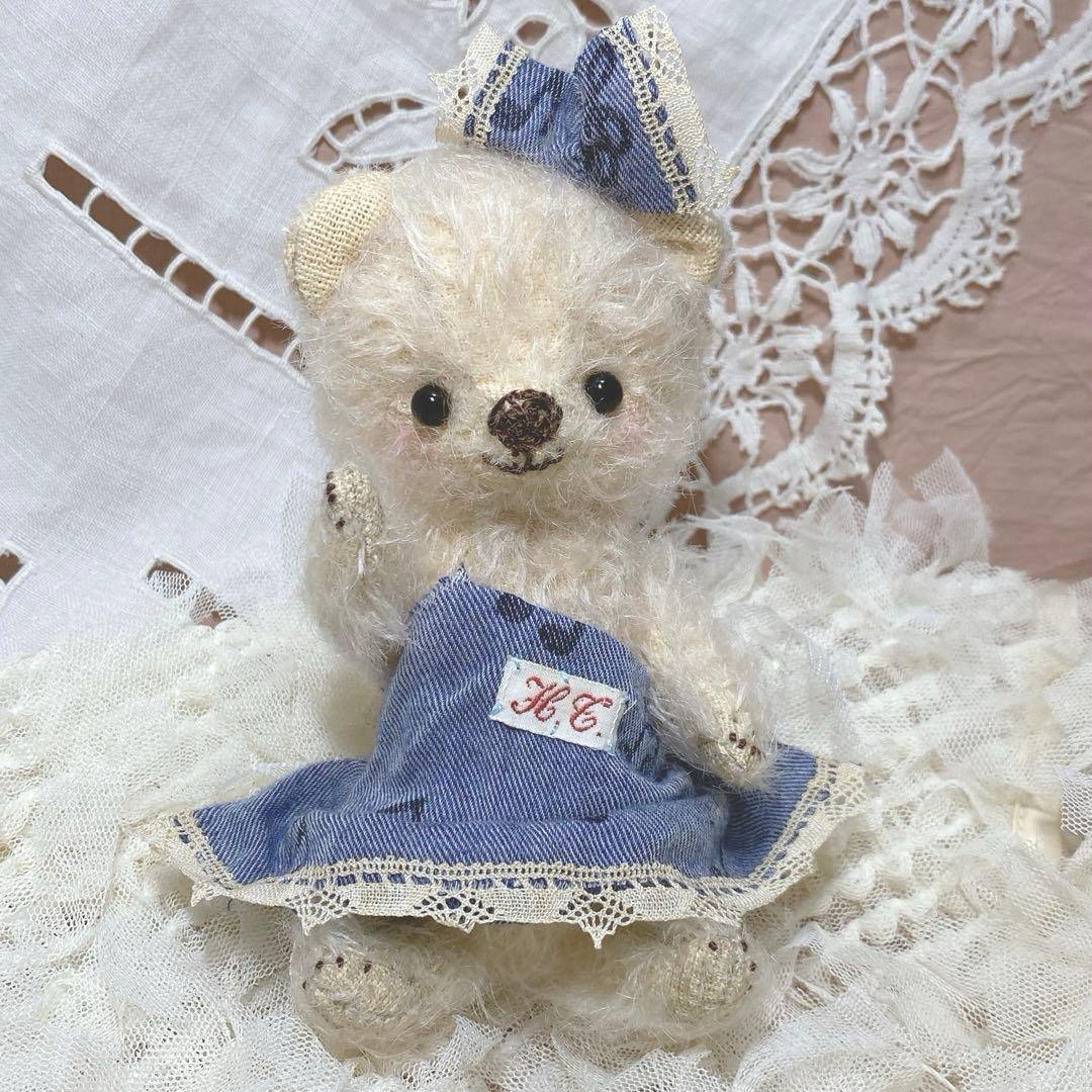 ふんわりん様お取り置き中 テディベア ハンドメイド ai bear 14.5㎝